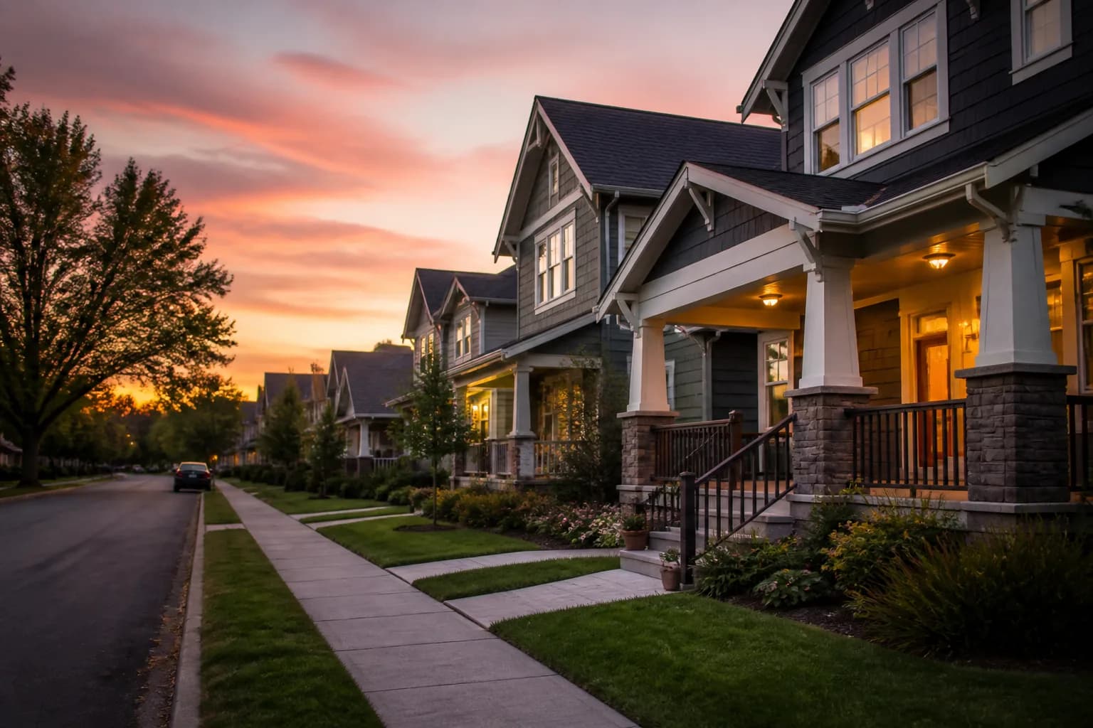 Welcoming temporary home exterior representing TempHome Finder national housing directory